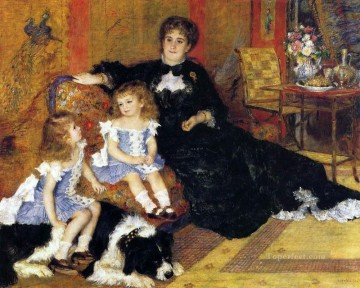 ピエール=オーギュスト・ルノワール Painting - シャルパンティエ夫人と子供たち ピエール・オーギュスト・ルノワール